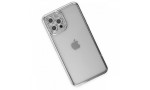 Newface iPhone 12 Pro Kılıf Joke Taşlı Silikon - Gümüş