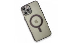 Newface iPhone 12 Pro Kılıf Magneticsafe Lazer Silikon - Siyah