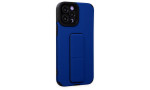 Newface iPhone 12 Pro Kılıf Mega Standlı Silikon - Mavi