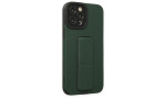 Newface iPhone 12 Pro Kılıf Mega Standlı Silikon - Yeşil