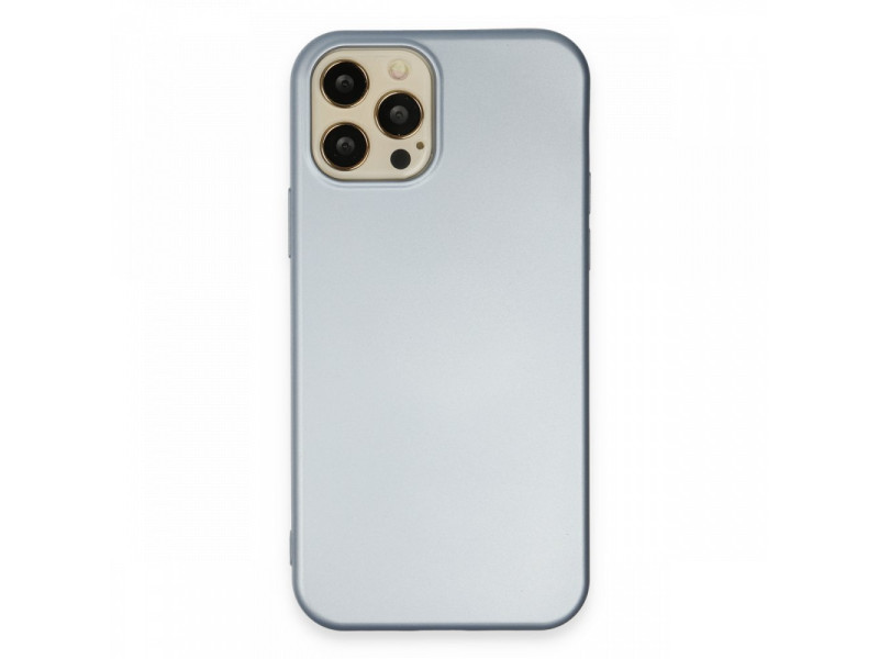 Newface iPhone 12 Pro Kılıf Nano içi Kadife Silikon - Sky Blue