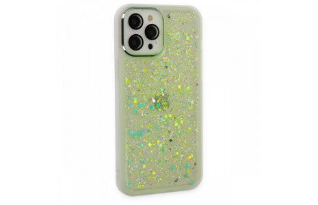 Newface iPhone 12 Pro Kılıf Neon Light Silikon - Yeşil