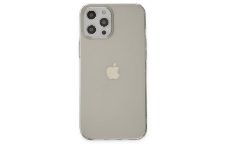 Newface iPhone 12 Pro Kılıf Pc Sert Şeffaf Kapak - Şeffaf