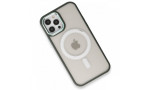 Newface iPhone 12 Pro Kılıf Room Magneticsafe Silikon - Köknar Yeşili