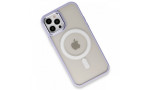 Newface iPhone 12 Pro Kılıf Room Magneticsafe Silikon - Lila