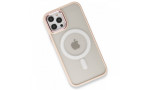 Newface iPhone 12 Pro Kılıf Room Magneticsafe Silikon - Pudra