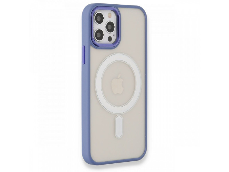 Newface iPhone 12 Pro Kılıf Room Magneticsafe Silikon - Sierra Blue