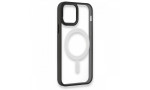 Newface iPhone 12 Pro Kılıf Room Magneticsafe Silikon - Siyah
