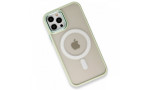 Newface iPhone 12 Pro Kılıf Room Magneticsafe Silikon - Su Yeşili
