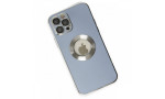 Newface iPhone 12 Pro Kılıf Store Silikon - Sierra Blue