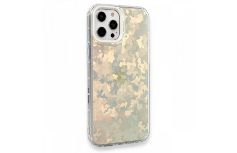 Newface iPhone 12 Pro Kılıf Valensiya Silikon - Kamuflaj