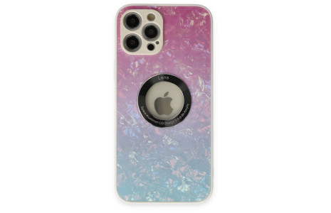 Newface iPhone 12 Pro Max Kılıf Estel Silikon - Estel Mavi