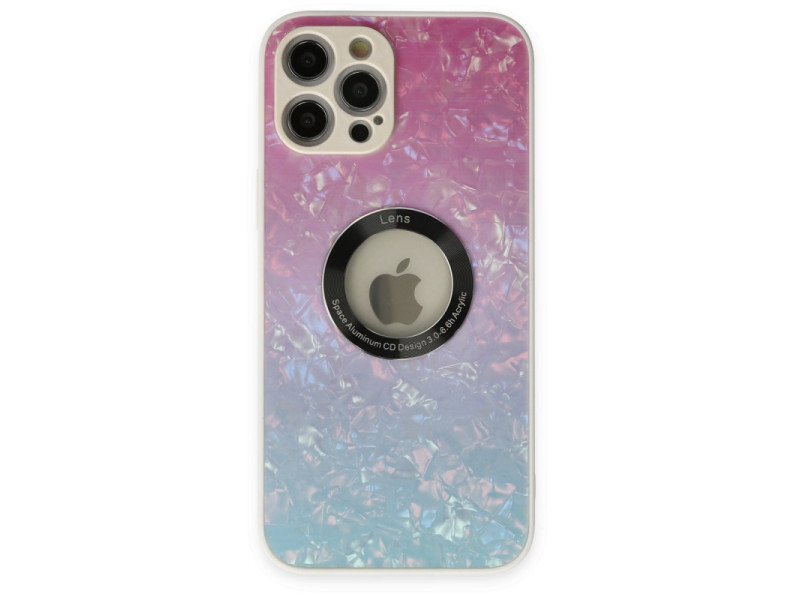 Newface iPhone 12 Pro Max Kılıf Estel Silikon - Estel Mavi