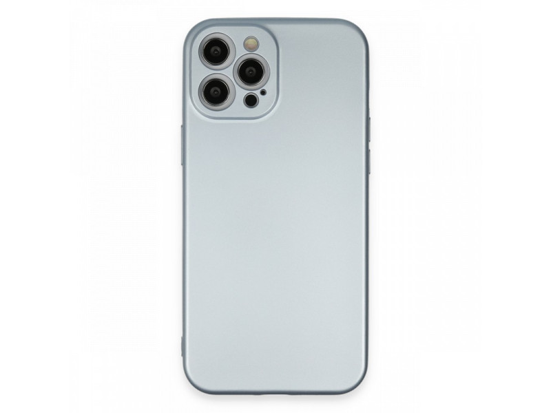 Newface iPhone 12 Pro Max Kılıf Nano içi Kadife Silikon - Sky Blue