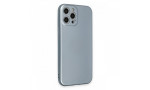 Newface iPhone 12 Pro Max Kılıf Nano içi Kadife Silikon - Sky Blue