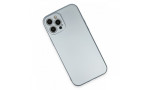 Newface iPhone 12 Pro Max Kılıf Nano içi Kadife Silikon - Sky Blue