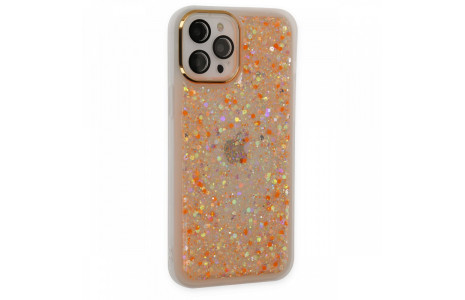 Newface iPhone 12 Pro Max Kılıf Neon Light Silikon - Turuncu