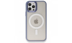 Newface iPhone 12 Pro Max Kılıf Room Magneticsafe Silikon - Sierra Blue