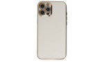 Newface iPhone 12 Pro Max Kılıf Volet Silikon - Beyaz