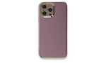 Newface iPhone 12 Pro Max Kılıf Volet Silikon - Mor