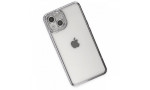 Newface iPhone 13 Kılıf Joke Taşlı Silikon - Gümüş