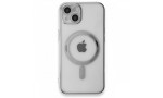 Newface iPhone 13 Kılıf Magneticsafe Lazer Silikon - Gümüş