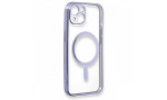 Newface iPhone 13 Kılıf Magneticsafe Lazer Silikon - Mor