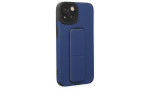 Newface iPhone 13 Kılıf Mega Standlı Silikon - Mavi