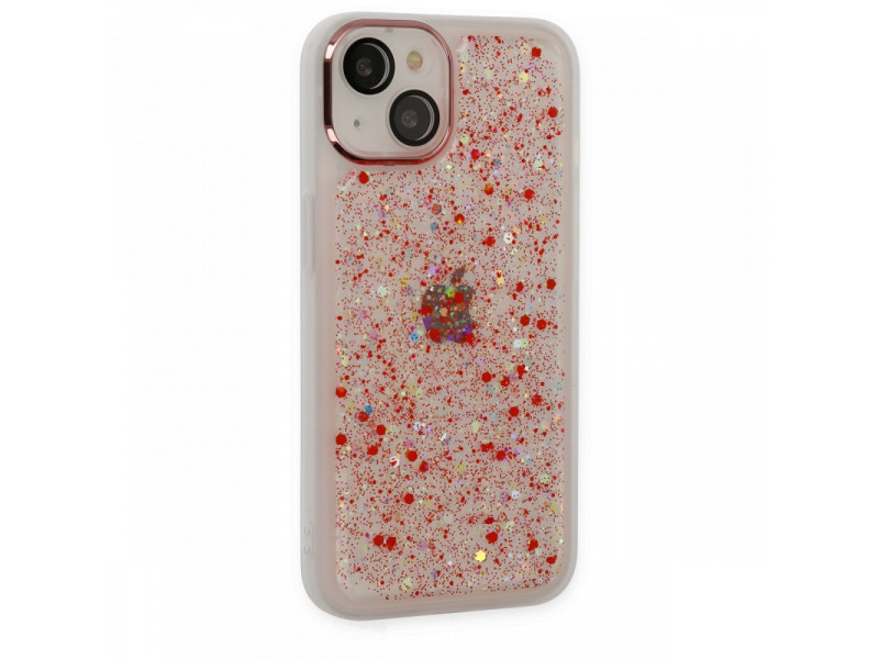 Newface iPhone 13 Kılıf Neon Light Silikon - Kırmızı