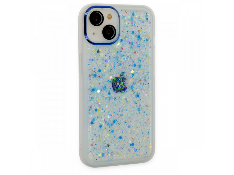 Newface iPhone 13 Kılıf Neon Light Silikon - Mavi