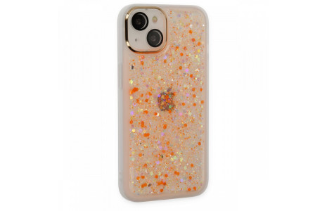 Newface iPhone 13 Kılıf Neon Light Silikon - Turuncu