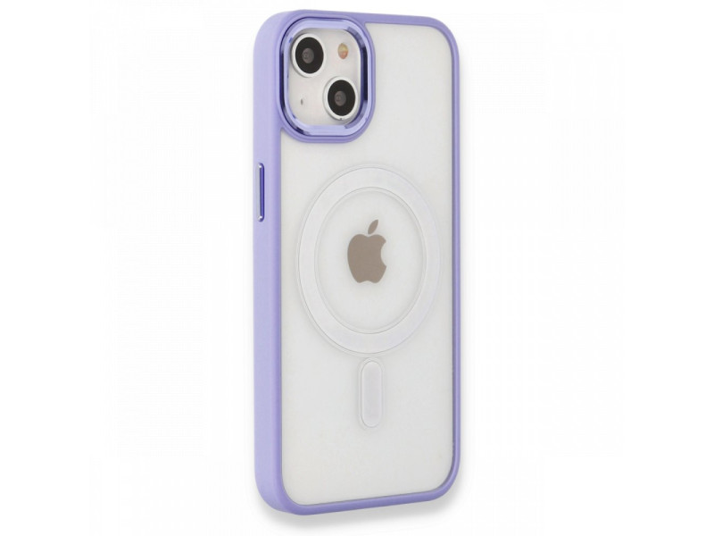 Newface iPhone 13 Kılıf Room Magneticsafe Silikon - Lila