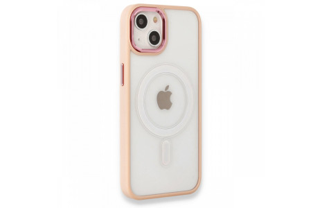 Newface iPhone 13 Kılıf Room Magneticsafe Silikon - Pudra