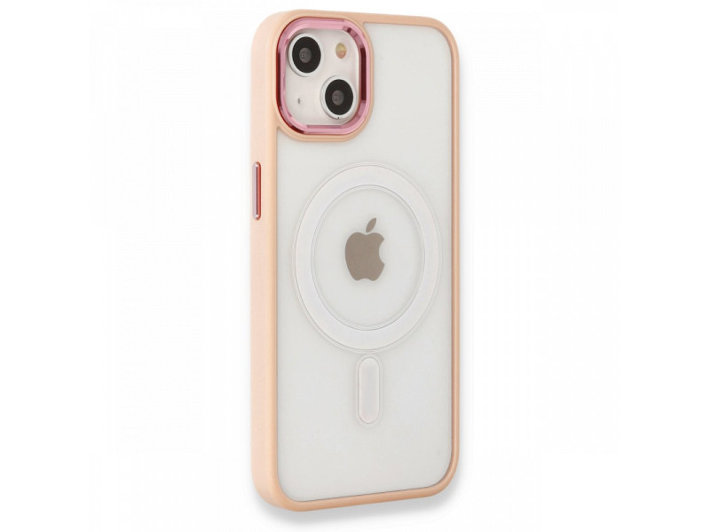 Newface iPhone 13 Kılıf Room Magneticsafe Silikon - Pudra