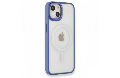 Newface iPhone 13 Kılıf Room Magneticsafe Silikon - Sierra Blue