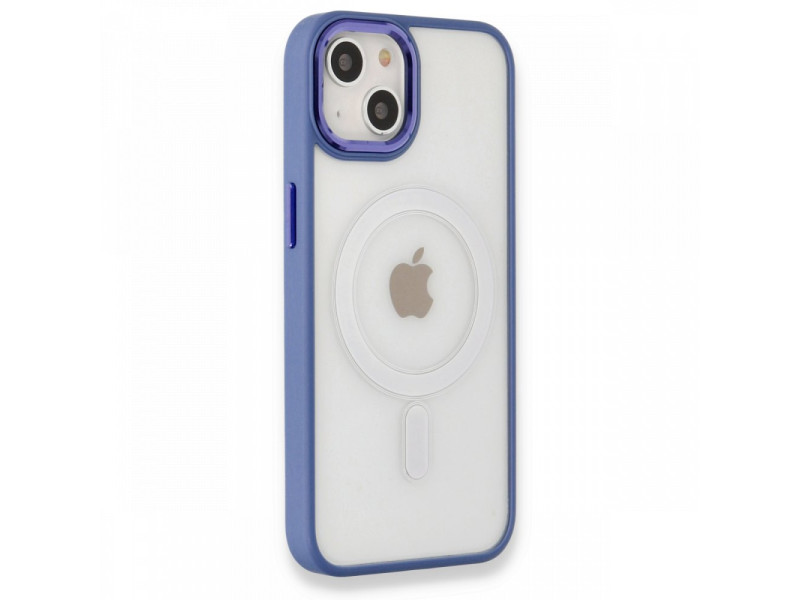 Newface iPhone 13 Kılıf Room Magneticsafe Silikon - Sierra Blue