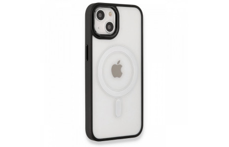 Newface iPhone 13 Kılıf Room Magneticsafe Silikon - Siyah