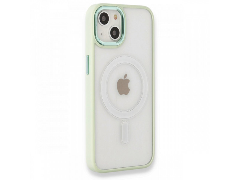 Newface iPhone 13 Kılıf Room Magneticsafe Silikon - Su Yeşili