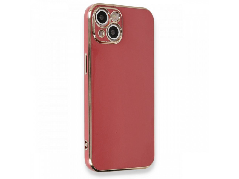 Newface iPhone 13 Kılıf Volet Silikon - Kırmızı
