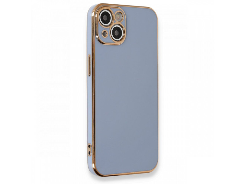 Newface iPhone 13 Kılıf Volet Silikon - Mavi