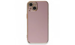 Newface iPhone 13 Kılıf Volet Silikon - Mor