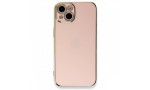 Newface iPhone 13 Kılıf Volet Silikon - Pembe