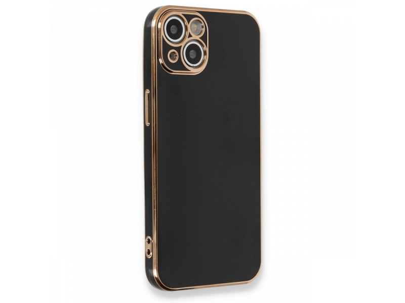 Newface iPhone 13 Kılıf Volet Silikon - Siyah
