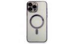 Newface iPhone 13 Pro Kılıf Magneticsafe Lazer Silikon - Mor