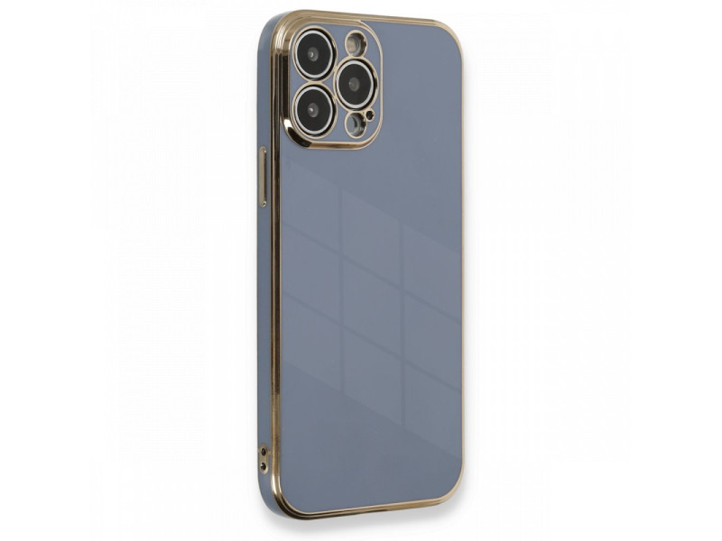 Newface iPhone 13 Pro Kılıf Volet Silikon - Mavi