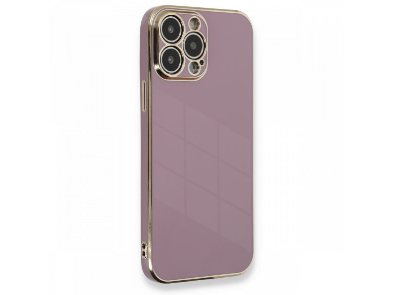 Newface iPhone 13 Pro Kılıf Volet Silikon - Mor