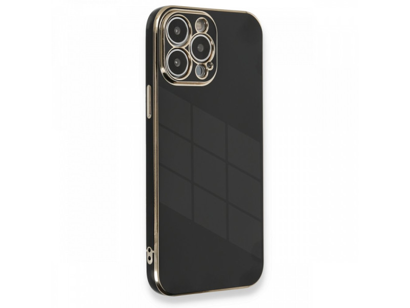 Newface iPhone 13 Pro Kılıf Volet Silikon - Siyah