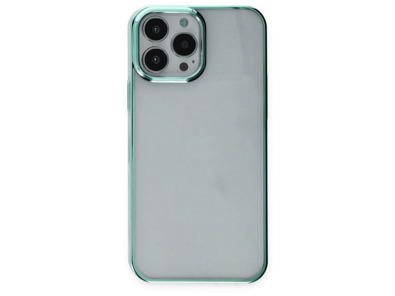 Newface iPhone 13 Pro Max Kılıf Element Silikon - Yeşil