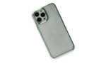 Newface iPhone 13 Pro Max Kılıf Element Silikon - Yeşil
