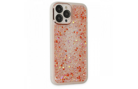 Newface iPhone 13 Pro Max Kılıf Neon Light Silikon - Kırmızı